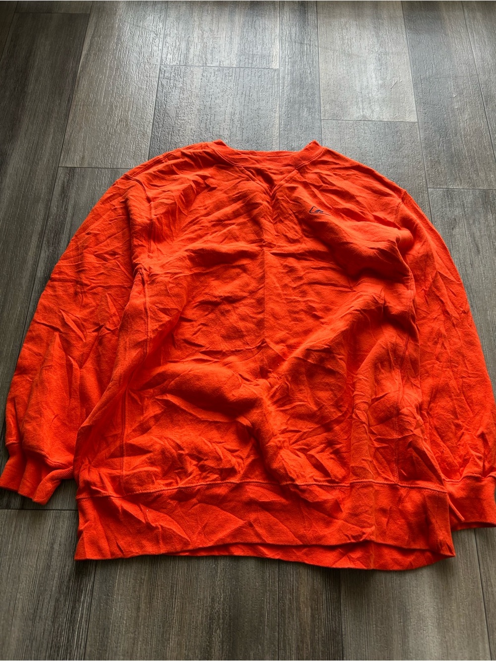 Bright Orange Men's Crew Sweatshirt